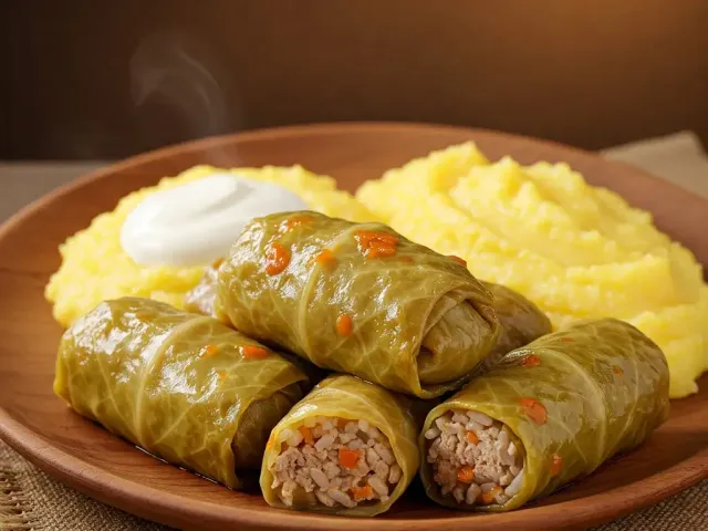 Sarmale cu carne de pasăre (varianta clasică)