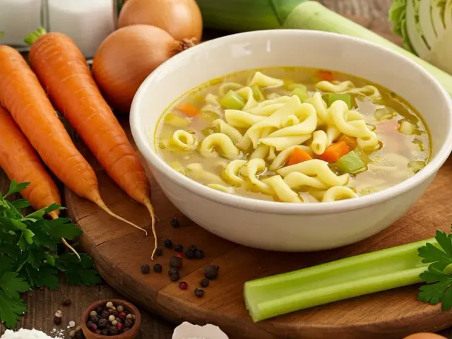 Supă de Legume cu Tăiței
