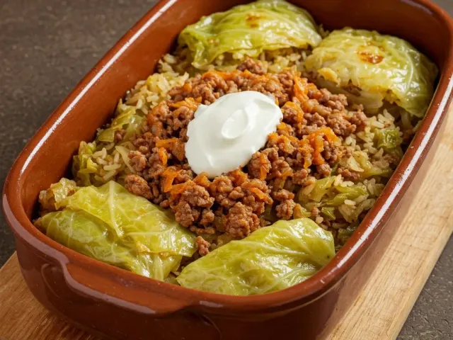 Varză cu carne