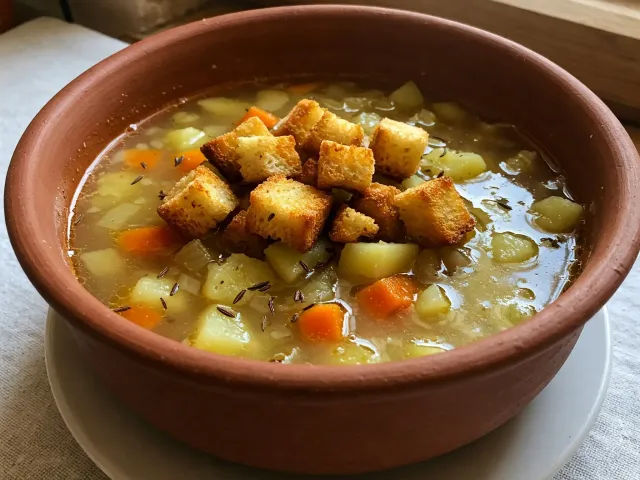Supă de chimen cu legume