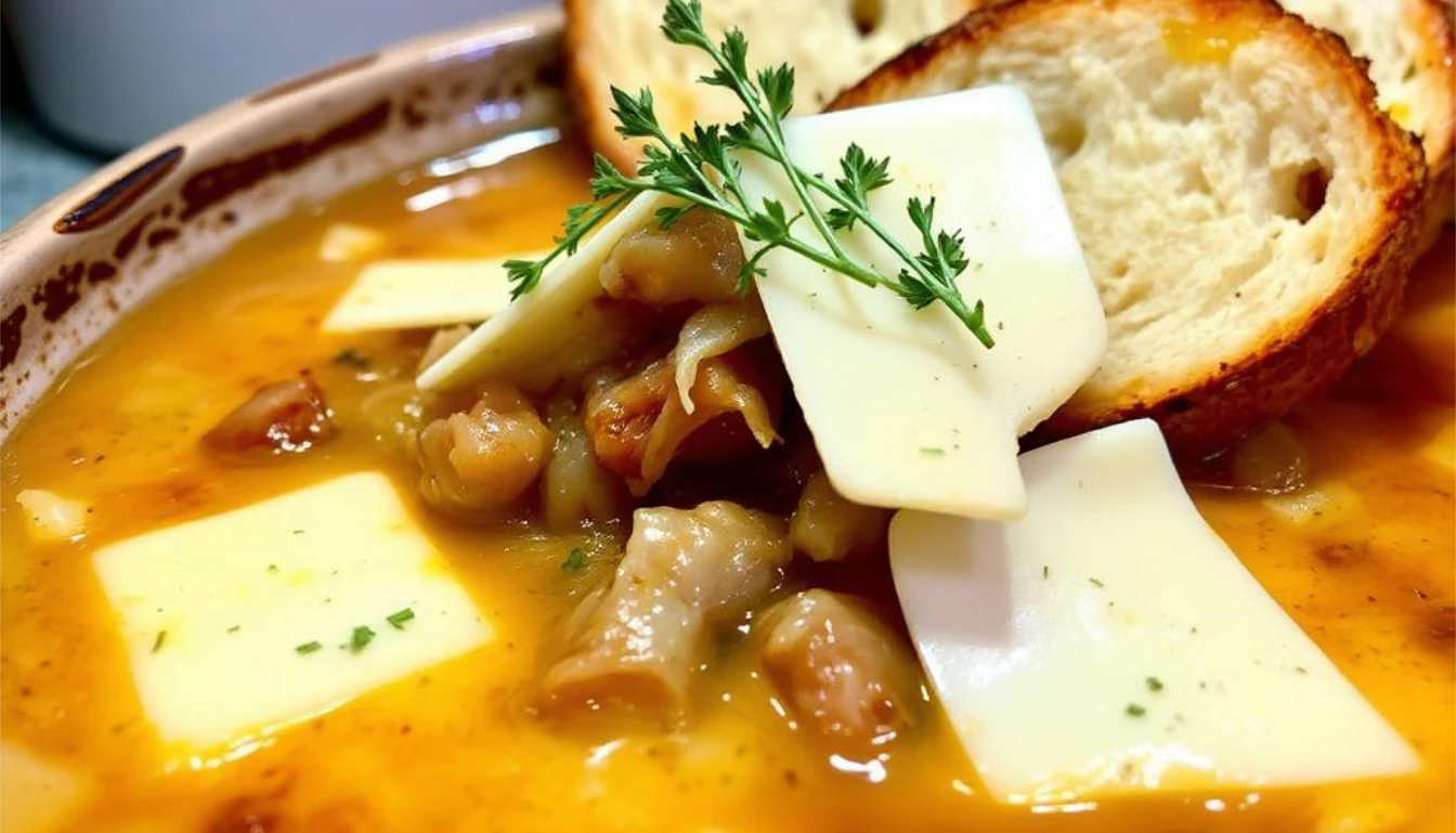 supa frantuzeasca de ceapa cu svaiter